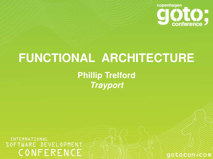 functional architecture