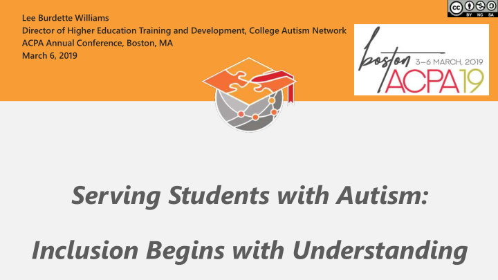 serving students with autism inclusion begins with