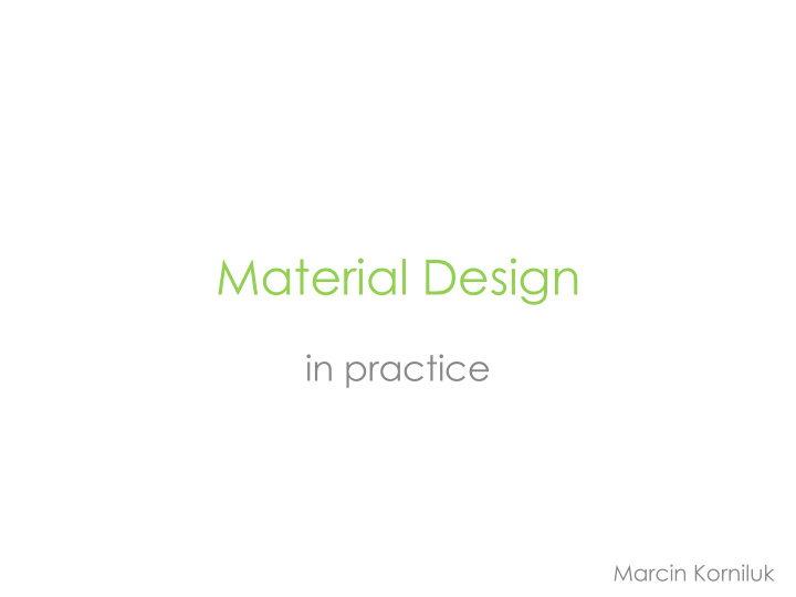 material design