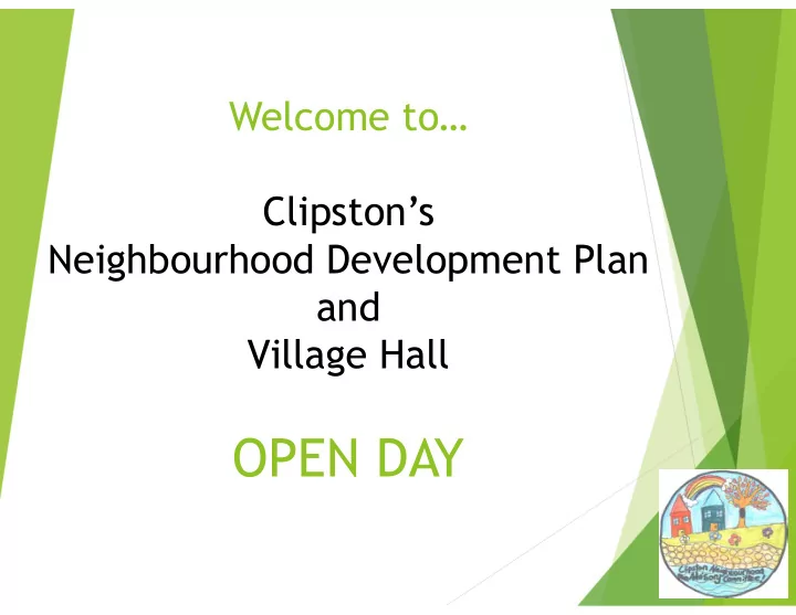 open day neighbourhood development plan ndp neighbourhood