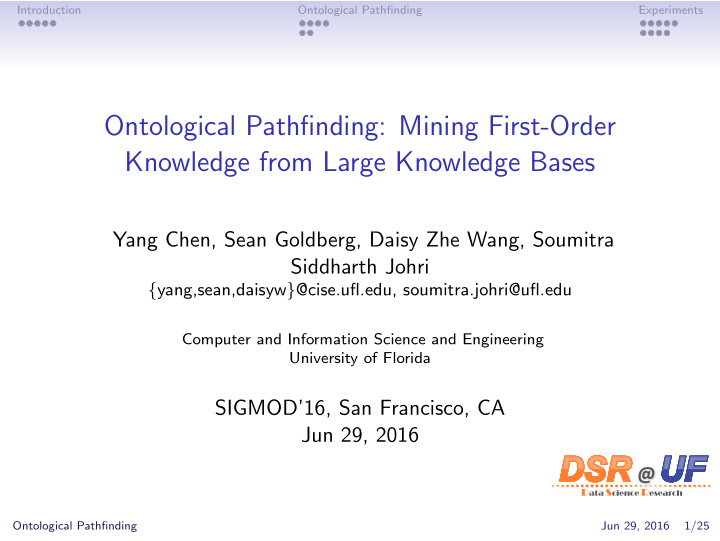 ontological pathfinding mining first order knowledge from