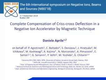Complete Compensation of Criss-cross Deflection in a  Negative Ion Accelerator by Magnetic