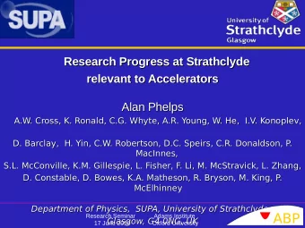 ABP  Research Seminar           Adams Institute  Glasgow, G4 0NG, UK  Glasgow, G4 0NG, UK  17 June