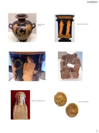 11/04/2017  Sappho and Alcaeus in Berlin  Sappho in Athens  Museum  Sappho in the Capitoline Museum