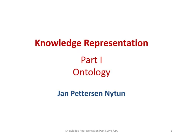 ontology
