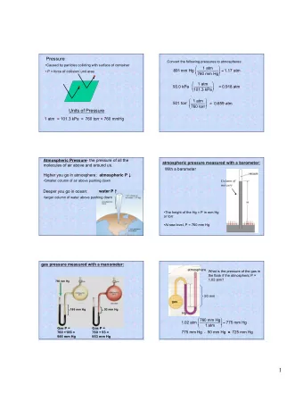 1  Gas Laws  Gas temperatures must be in Kelvins for  Boyle  Boyle  s Law  s Law  all