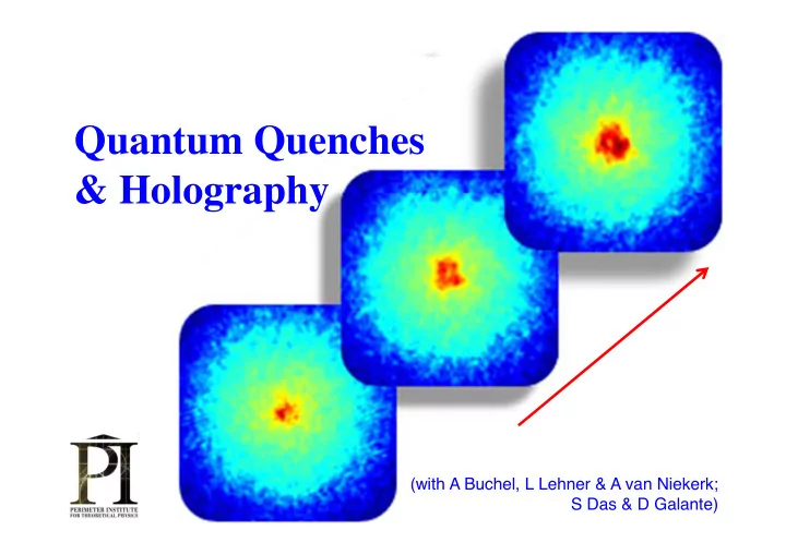 quantum quenches holography