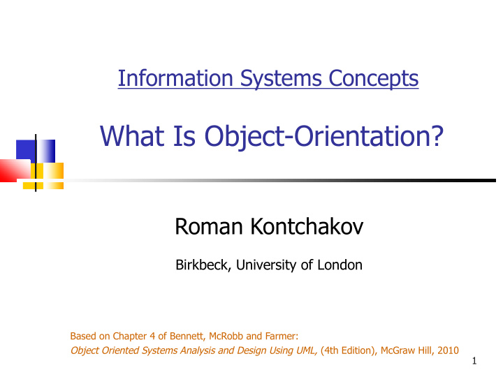 what is object orientation