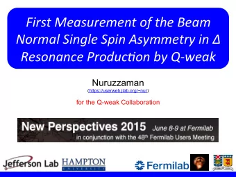 First  Measurement  of  the  Beam    Normal  Single  Spin  Asymmetry  in
