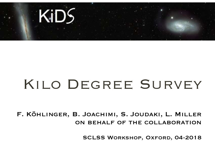 kilo degree survey