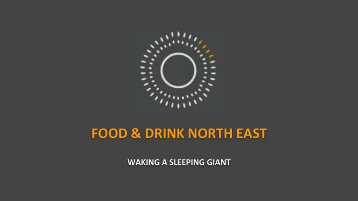 food drink north east