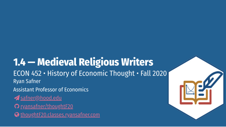 1 4 medieval religious writers