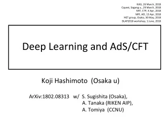 Brane Brain (Neuroscience) (Superstring theory)  2 Deep Learning cat  AdS/CFT [Maldacena