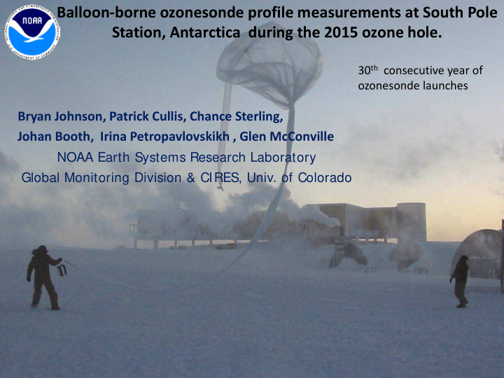 balloon borne ozonesonde profile measurements at south