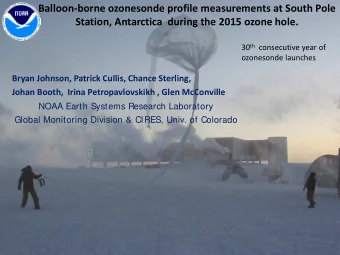 Balloon-borne ozonesonde profile measurements at South Pole Station, Antarctica  during the 2015