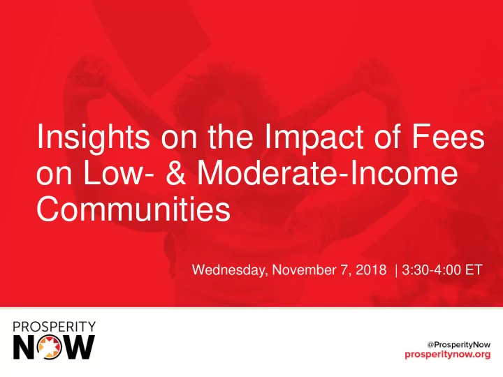 on low moderate income