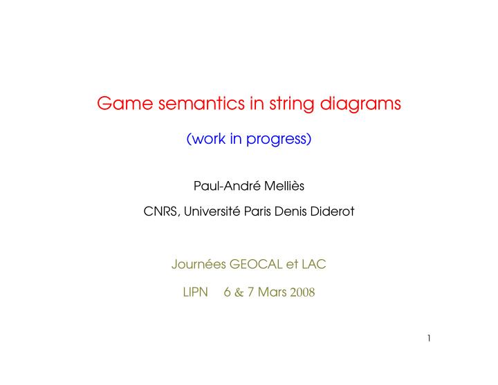 game semantics in string diagrams