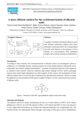 MOL2NET, 2017 , 3, doi:10.3390/mol2net-03-xxxx  2 thus providing pure lactone 3 , or alternatively,