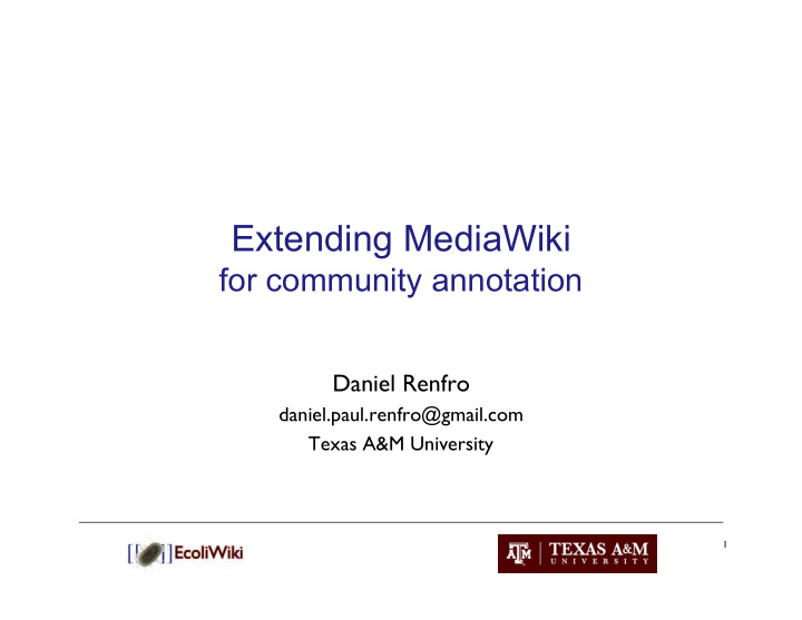 extending mediawiki