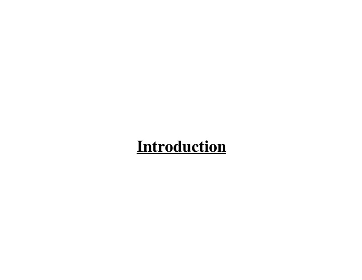 introduction introduction