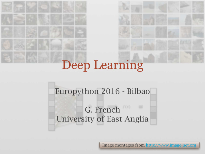 deep learning