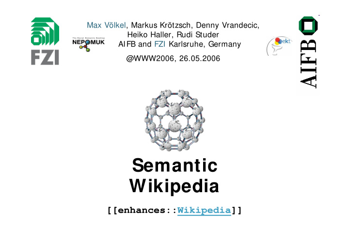 semantic wikipedia