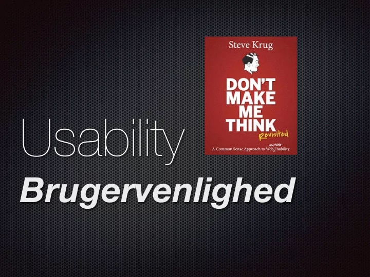 usability