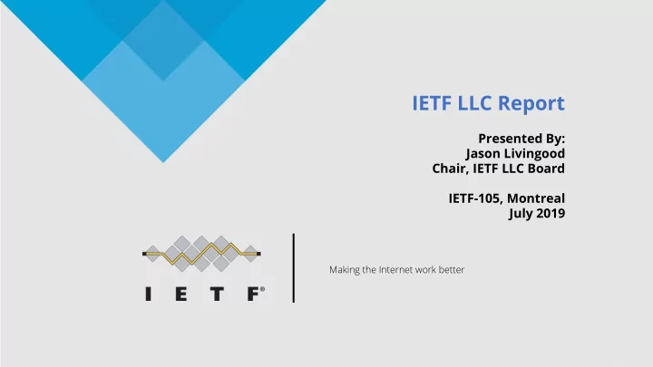 ietf llc report