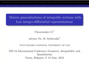 Matrix generalizations of integrable systems with  Lax integro-differential representations