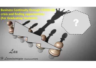 (For Graduating Students)    Chartered