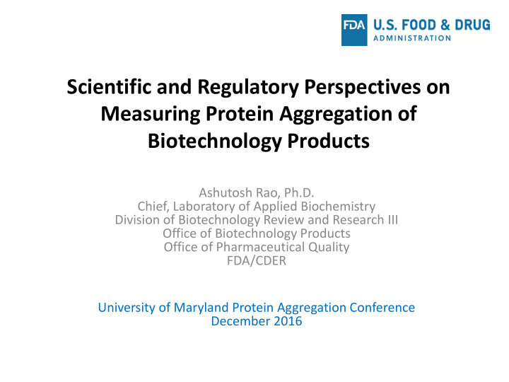 biotechnology products