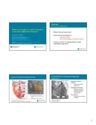 1  QRS: Wider is Better  Variability in Electrical Activation Sequence  Across all patients