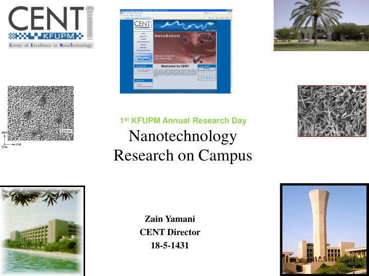 nanotechnology research on campus