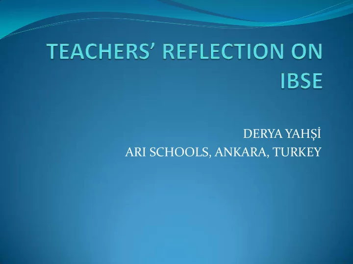 ari schools ankara turkey
