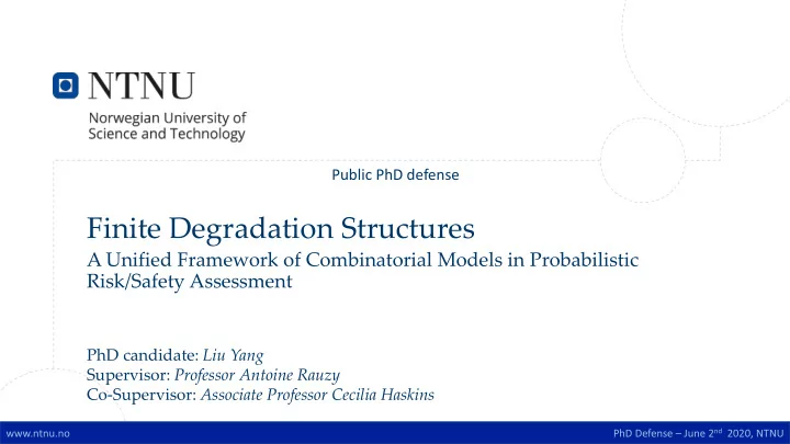 finite degradation structures