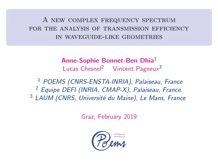 a new complex frequency spectrum for the analysis of