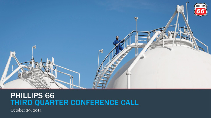 phillips 66 third quarter conference call