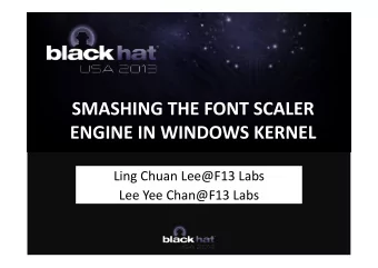 Ling  Chuan  Lee@F13  Labs    Lee  Yee  Chan@F13  Labs    Ling