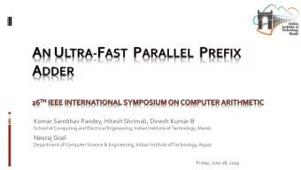 Kumar Sambhav Pandey, Hitesh Shrimali, Dinesh Kumar B  School of Computing and Electrical