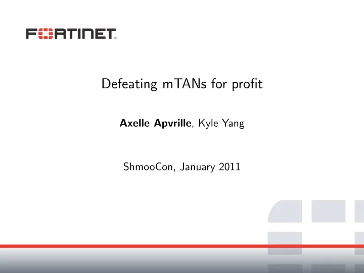 defeating mtans for profit