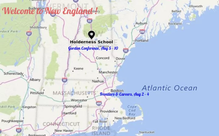 welcome to new england