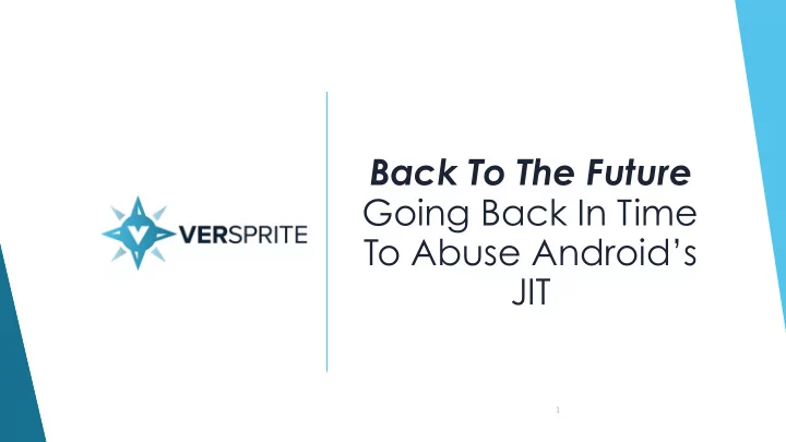 back to the future going back in time to abuse android s