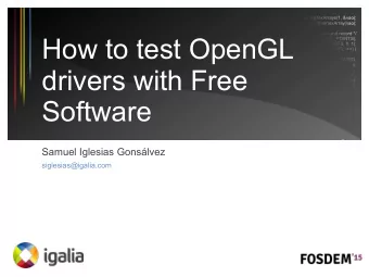 How to test OpenGL  glBeginTransformFeedback(GL_POINTS);  glDrawArrays(GL_POINTS, 0, 1);  for (i =