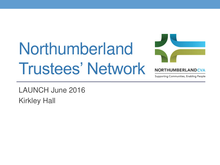 northumberland trustees network