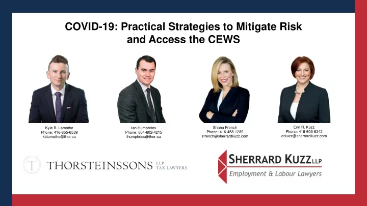 and access the cews