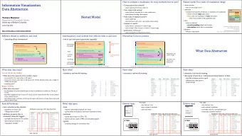 Information Visualization   Computational benchmarks?   domain situation   who are the