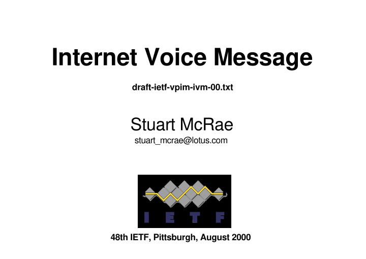 internet voice message