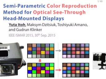 OST-HMD  Optical  Medium  LCD, DLP, etc.  Eye (camera)  OST-HMD  Eye (camera)  1  2  3  4  5  6  7