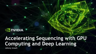 Computing and Deep Learning  Johnny Israeli  COMPUTE TRENDS  GPU-Computing perf  10  1.5X per year