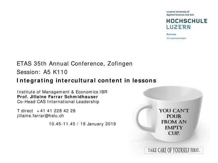 etas 35th annual conference zofingen session a5 k110 i